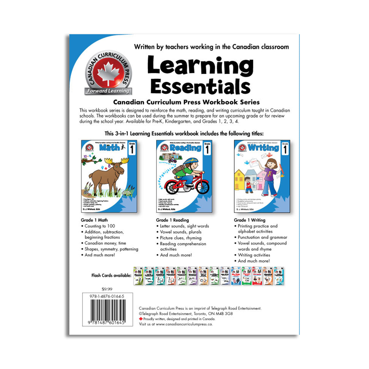 Grade 1 Learning Essentials - 3 Books in 1