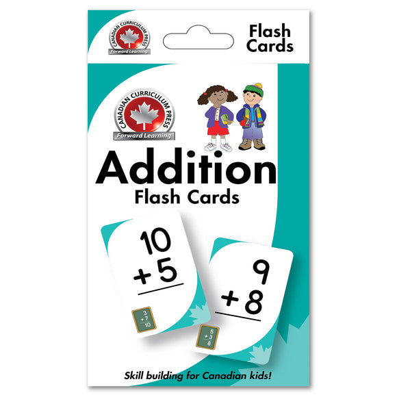 Canadian Curriculum Press Learning Flash Cards series offers a fun and fast way to master important skills such as addition, subtraction, phonics, French-English vocabulary, and much more. By reviewing the cards frequently through drills and games, children will be prepared for success in the classroom and beyond. ISBN: 9781487602574