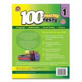 100 Practice Tests Grade 1 Workbook: Math, Language, Social Studies, Science By Canadian Curriculum Press Chock full of curriculum-based exercises and activities, the 100 Tests Grade One workbook is designed to test your child’s knowledge and verify which concepts she or he understands, and which need more practice. Test your child in each module; if they struggle, a series of increasingly challenging exercises will build their skills until they can pass the next test with flying colours