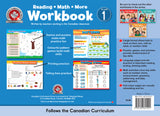Grade 1 Workbook (Floorpad): Reading, Math and more: Colourful large-format - Canadian Curriculum Press