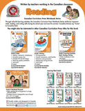 Its activities focus on letter sounds, the silent 'e', sequencing and predicting, summarizing, main ideas, and much more. Using fun Canadian themes, the workbook allows children to practise reading in ways they will enjoy. Written by a teacher working in a Canadian classroom, this book fosters stronger readers and prepares young minds for success in the classroom. 64 pages // ISBN: 9781487602802