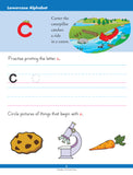 The A to Z Lowercase Alphabet workbook reinforces beginning alphabet skills in preparation for reading and writing. It guides children to recognize, trace, and print lowercase letters as well as to recognize letter sounds by naming illustrations and hearing silly sentences that may be read aloud by an adult. Canadian themes throughout say 'home' to Canadian kids!   64 pages // ISBN: 9781487606336