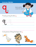 The A to Z Lowercase Alphabet workbook reinforces beginning alphabet skills in preparation for reading and writing. It guides children to recognize, trace, and print lowercase letters as well as to recognize letter sounds by naming illustrations and hearing silly sentences that may be read aloud by an adult. Canadian themes throughout say 'home' to Canadian kids!   64 pages // ISBN: 9781487606336