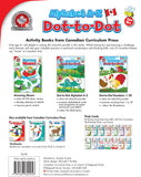 This Alphabet A-Z Dot-to-Dot activity book includes 64 colourful Canadian puzzles. Children will enjoy practising alphabetical order and recognition of upper- and lowercase letters, and will even get to colour the illustrations once all the numbers are connected! This activity book is great for quiet time and complements Canadian Curriculum Press's educational workbooks. 64 pages // ISBN: 9781487602956