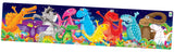 Kids will “roar” their way through learning about colors with this fun Color Dancing Dinos puzzle. Measuring 5 feet long, this colorful dino scene features colorful dancing dinos. With 51 pieces this jumbo puzzle will keep your little ones engaged for hours. Ages 3+ years