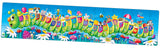 Kids will “inch” their way through learning the alphabet with this fun ABC Caterpillar puzzle. Measuring 5 feet long this colorful caterpillar features letters and objects with the same beginning sound. With  51 pieces this jumbo puzzle will keep your little ones engaged for hours. Ages 3+ years.