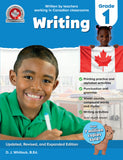 Grade 1 educational workbook front cover writing 
