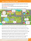 grade 2 writing inside page sample, types of writing, visual texts, Maps