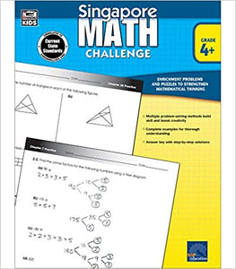 Singapore Math Challenge Workbook Grade 4+ - Canadian Curriculum Press