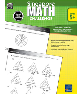 Singapore Math Challenge Workbook Grade 5 - Canadian Curriculum Press