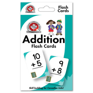 Canadian Curriculum Press Learning Flash Cards series offers a fun and fast way to master important skills such as addition, subtraction, phonics, French-English vocabulary, and much more. By reviewing the cards frequently through drills and games, children will be prepared for success in the classroom and beyond. ISBN: 9781487602574