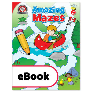 This colourful Canadian Amazing Mazes activity book includes 64 full-colour mazes. Not only will these fun and interesting mazes keep children occupied during quiet times, but they will also help develop attention to detail and improve pencil control.  64 pages ISBN: 9781487606428
