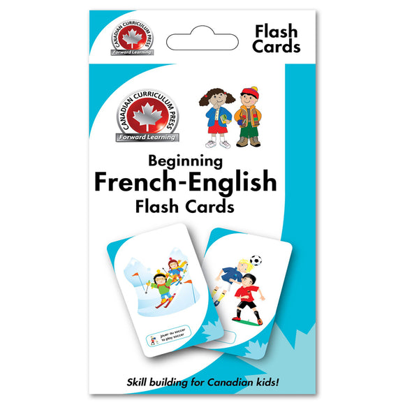 Canadian Curriculum Press Learning Flash Cards series offers a fun and fast way to master important skills such as addition, subtraction, phonics, French-English vocabulary, and much more. By reviewing the cards frequently through drills and games, children will be prepared for success in the classroom and beyond ISBN: 9781487602666