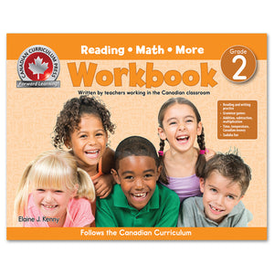 Grade 2 Workbook (Floorpad): Reading, Math and more: Colourful large-format - Canadian Curriculum Press