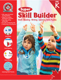 Super Skill Builder Pre-K: Math, Reading, Writing, Learning Skills Puzzles - Canadian Curriculum Press