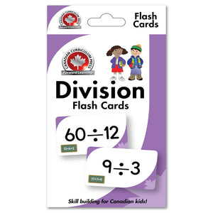 Canadian Curriculum Press Learning Flash Cards series offers a fun and fast way to master important skills such as addition, subtraction, phonics, French-English vocabulary, and much more. By reviewing the cards frequently through drills and games, children will be prepared for success in the classroom and beyond. ISBN: 9781487602581