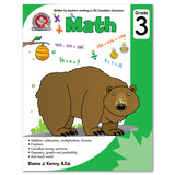Math Grade 3: Addition, subtraction, multiplication, division, Fractions, Canadian money and time, Geometry, graphs and probability, and much more! - Canadian Curriculum Press