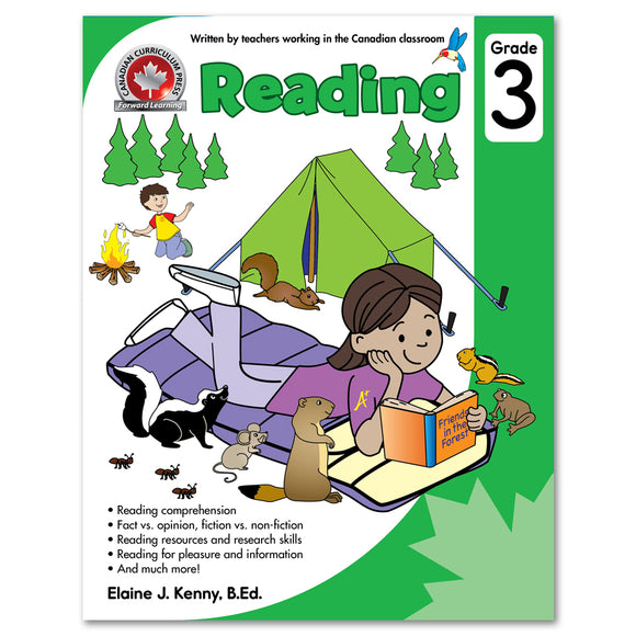 Grade 3 Reading: Reading comprehension, Fact vs. opinion, fiction vs. non-fiction, Reading resources and research skills - Canadian Curriculum Press
