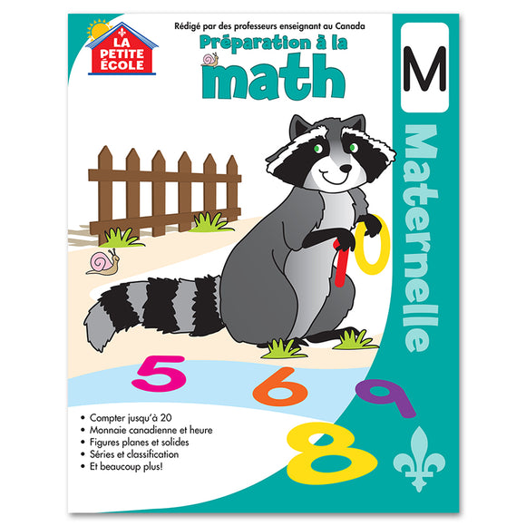 Préparation à la mathématique en maternelle│French Educational Workbooks - Canadian Curriculum Press