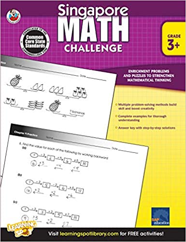Singapore Math Challenge Workbook Grade 3+ - Canadian Curriculum Press