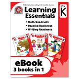 eBook Learning Essentials Pre-Kindergarten: 3 Books in 1 Workbook - Canadian Curriculum Press