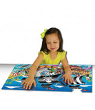 Learning about nature, space and other environments has never been so much fun! After putting together the 100 piece puzzle, turn off the lights and see a surprise as it glows in the dark! Puzzle Doubles! Glow in the Dark! puzzles are a fun way to expand your knowledge of different environments. Each puzzle measures a giant 3’ x 2’! 